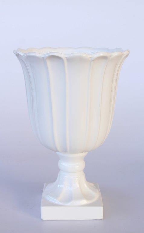 Large White Vase Or Urn